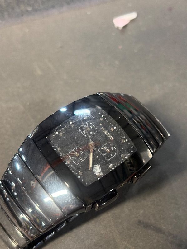 Photo 1 of ***SOLD FOR PARTS****KNOB IS BROKEN*
Rado Sintra Platium-Tone Ceramic r13434112