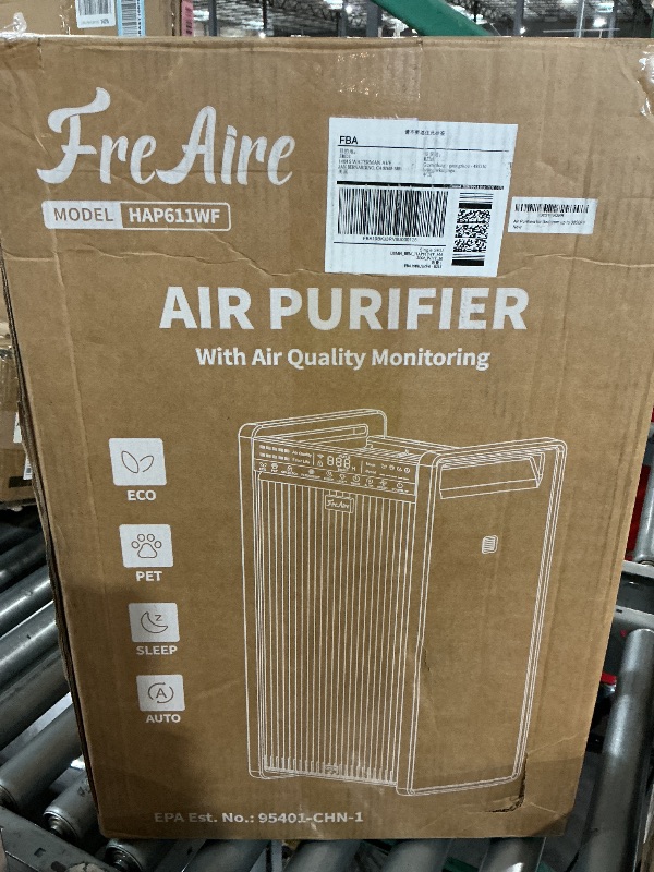 View 3 of ** FACTORY SEALED**FreAire HEPA Air Purifier for Home Pets, Large Room, WiFi App