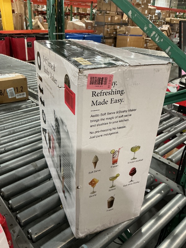 View 2 of ** FACTORY SEALED OPEN FOR INSPECTION**Aeitto 2-in-1 Ice Cream & Slushie Machine