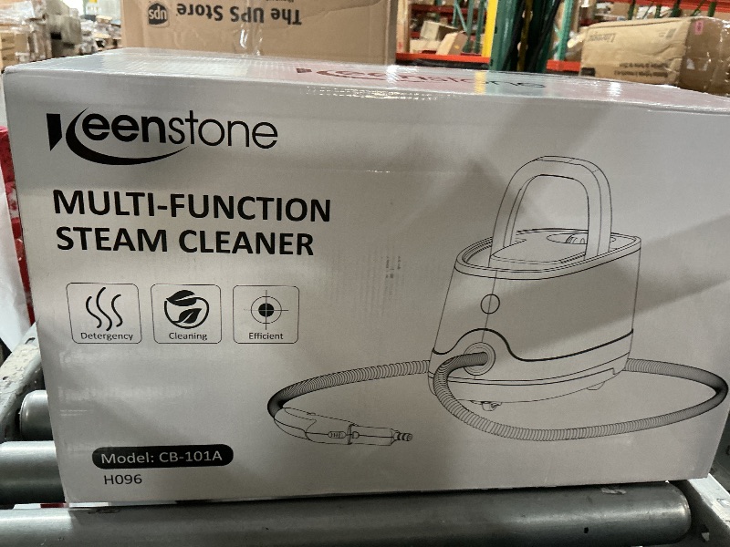 View 3 of ** FACTORY SEALED **Fabric Cleaner Handheld, Power Steamer for Clothes, 400W Powerful Suction Pet Stain Remover Washer, Quick Heat-Up, 90? To Remove Stubborn Stains, for Furniture Pets Car Seats