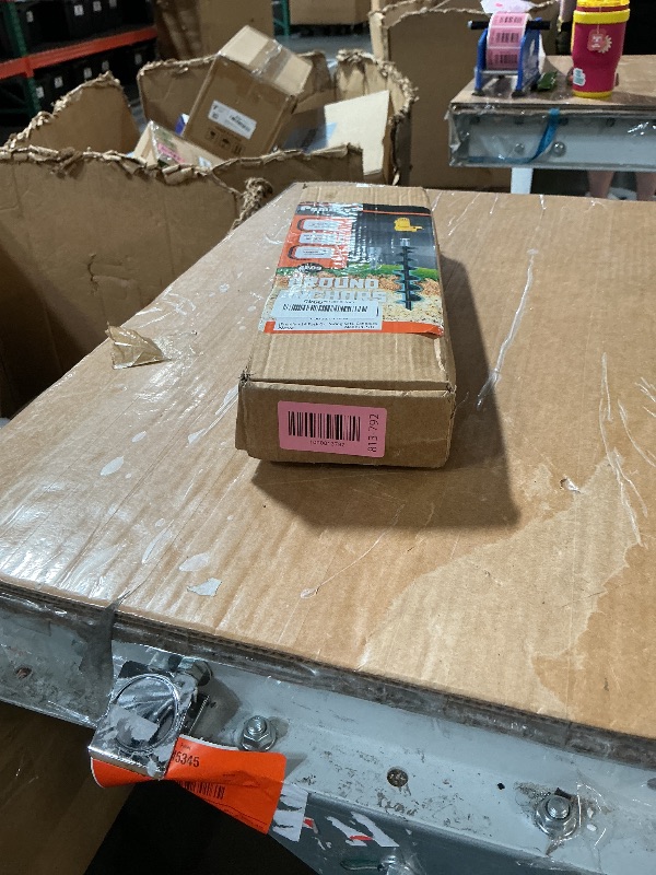 Photo 1 of [Premium] 4 Pack Ground Anchors with Power Nut Driver Drill Bit, Ground Anchors Screw in, Swing Set Anchors, Trampoline Anchors High Wind Heavy Duty for Camping Tents, Car Ports, Swing Sets, Canopies