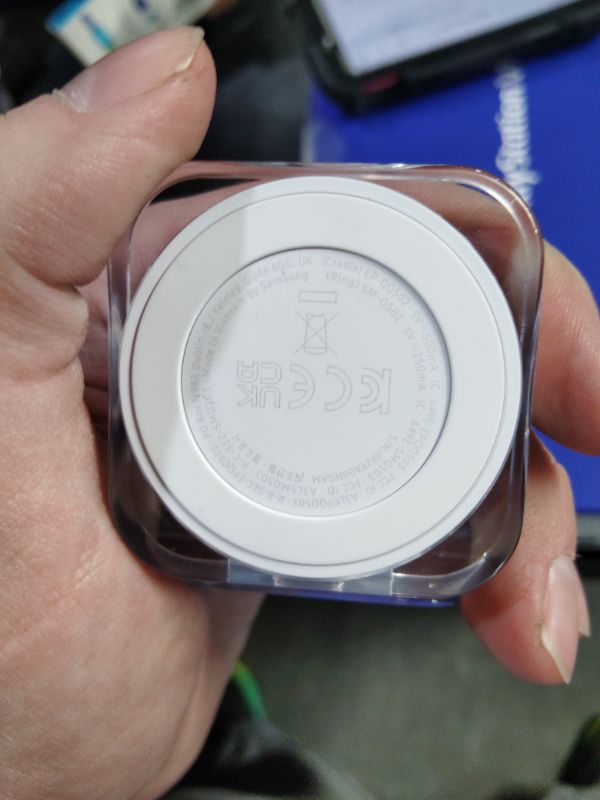 Photo 1 of **Ring does not charge and does not connect to phone**
SAMSUNG Galaxy Ring, AI Smart Ring, Size First w/Sizing Kit, No App Subscription, Fitness Monitor, Sleep Tracker, Up to 7-Day Battery, Size 13, Titanium Black [US Version, 1Yr Manufacturer Warranty]