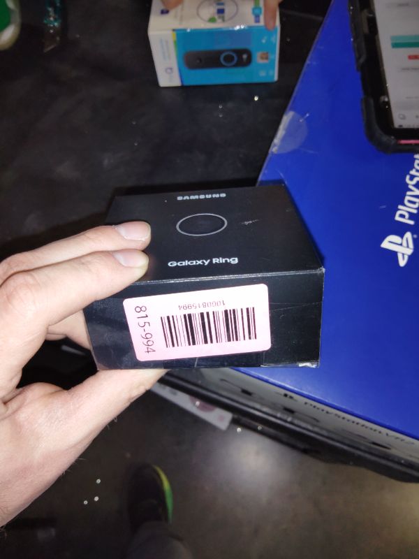 Photo 1 of **Ring does not charge and does not connect to phone**
SAMSUNG Galaxy Ring, AI Smart Ring, Size First w/Sizing Kit, No App Subscription, Fitness Monitor, Sleep Tracker, Up to 7-Day Battery, Size 13, Titanium Black [US Version, 1Yr Manufacturer Warranty]