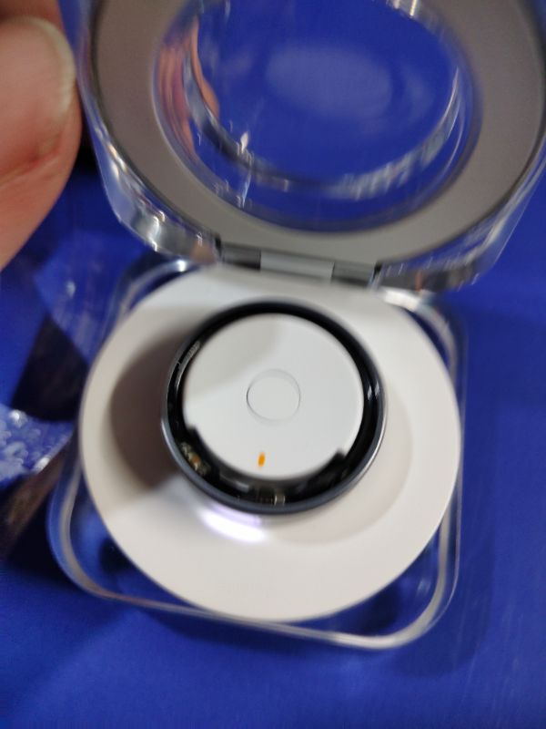 Photo 1 of **Ring does not charge and does not connect to phone**
SAMSUNG Galaxy Ring, AI Smart Ring, Size First w/Sizing Kit, No App Subscription, Fitness Monitor, Sleep Tracker, Up to 7-Day Battery, Size 13, Titanium Black [US Version, 1Yr Manufacturer Warranty]