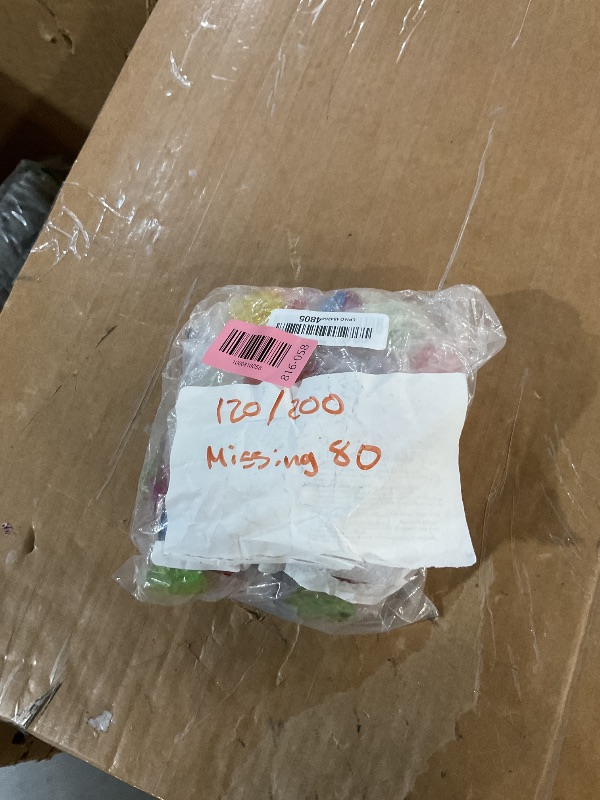 Photo 1 of * only comes with 120*
200PCS Glitter Sticky Hand Party Favors for Kids Birthday Supplies Goodie Bag Stuffers Classroom Treasure Box Carnival Prizes Bulk Goody Treat Gift Trinkets Stuff Pinata Fillers Mini Stretchy Toys