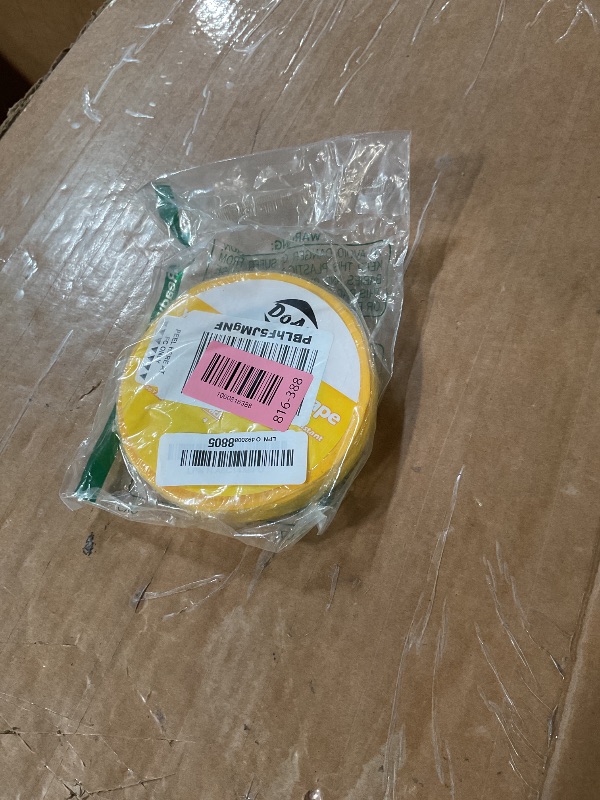 Photo 1 of * only comes with two rolls*
DOAY 4 Pack Yellow Painters Tape - Fine Line Masking Tape 1/16", 1/8", 1/4", 1/2" x 60 Yards - Thin Automotive Pinstripe Tape for DIY, Paint, Art, Tumblers - Multi-Size Pack - Total 240 Yards
