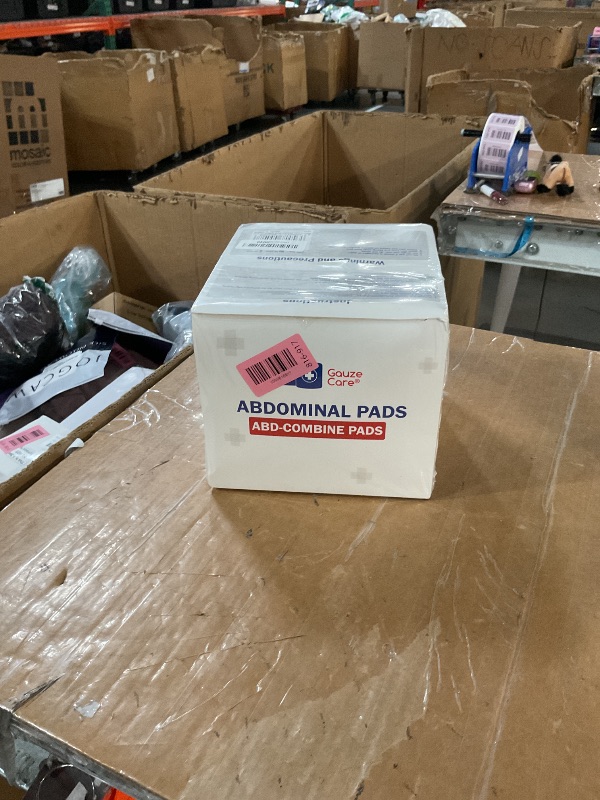 Photo 1 of * factory sealed *
GauzeCare Sterile Abdominal- ABD Combine Pads| 50-Pack, 5 x 9 Inches| Extra Absorbent & Thick, Individually Wrapped Wound Dressing, First Aid Pads| Surgical-Grade, Nonstick- for Heavy Leakage, Post Op