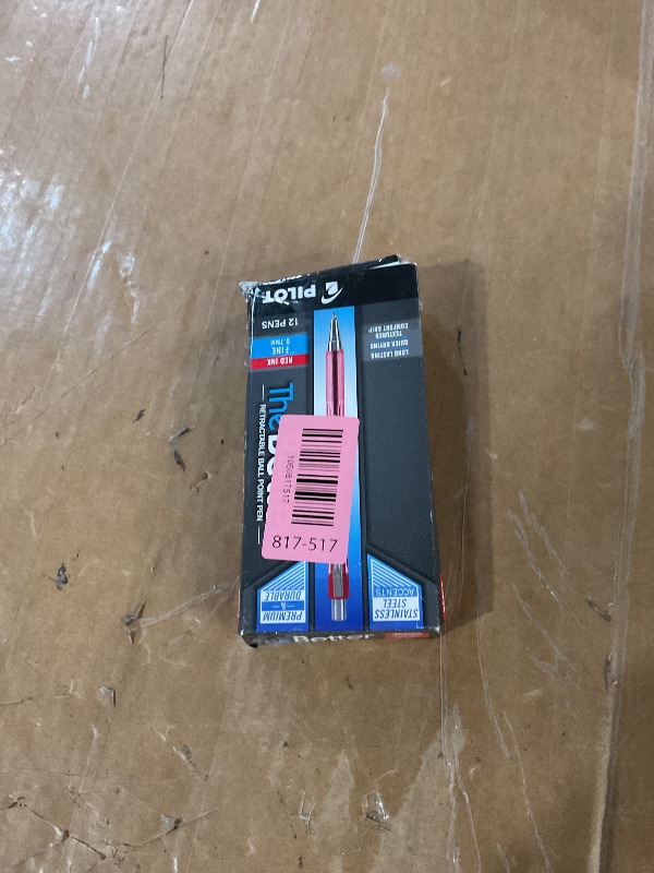 Photo 1 of * does not come with 12 *
PILOT The Better Ball Point Pen Refillable & Retractable Ballpoint Pens, Fine Point, Red Ink, 12-Pack (30002)