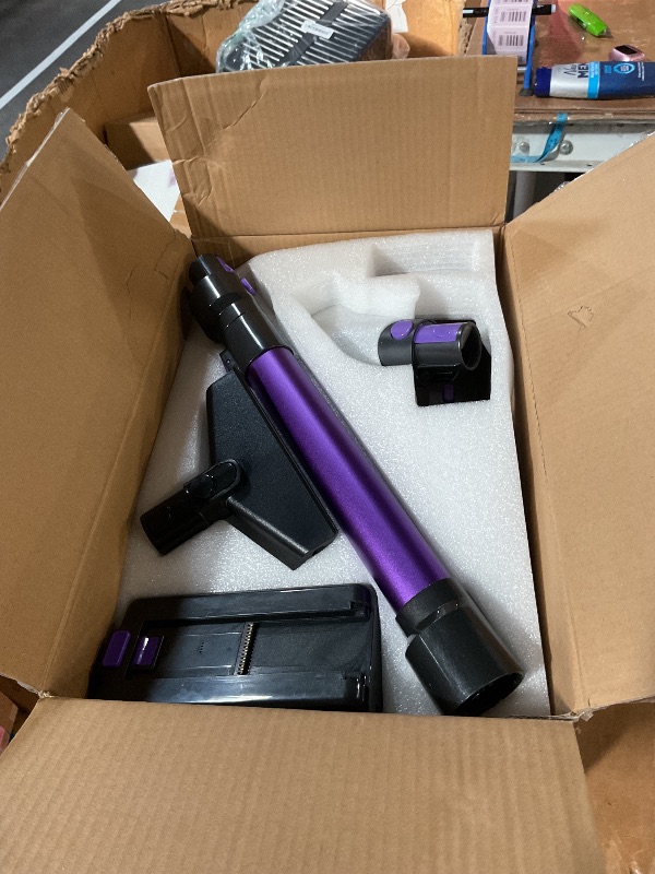 View 3 of * heavily used, the filter is very dirty*
Cordless Vacuum Cleaner, 580W/48Kpa Vacuum Cleaners with 65 Min Runtime, Lightweight Wireless Vacuum with LED Headlights/Screen, wall mount, Removable Handheld Vacuum for Pet Hair/Carpets/Floors/Sofa