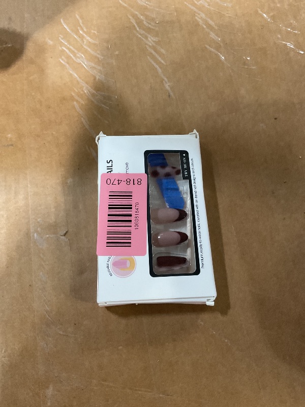 Photo 1 of * missing some nails *
Brown Press on Nails Medium Almond Fake Nails French Tip Nails Press Ons with Leopard Print Design Full Cover Glossy Acrylic Nail for Women 24PCS