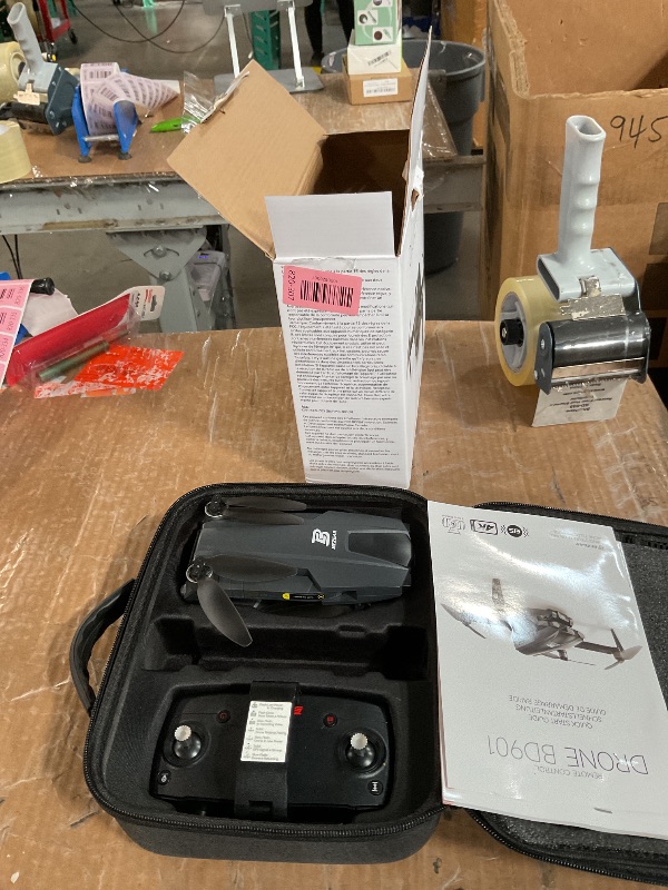 Photo 1 of ***MISSING PARTS***
BEZGAR BD901 Drones with Camera for Adults 4K Long Range - Foldable Mini Drone with 4K Video, 3-Axis Gimbal, 3KM Transmission, 23 Mins Flight Time, Return To Home, Follow Me, Hobby RC Quadcopters