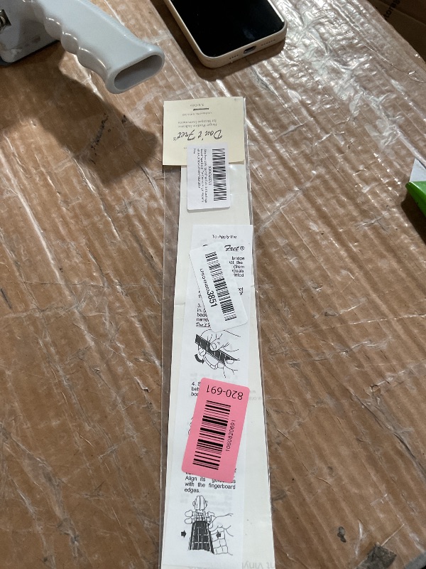 View 2 of (Ship from USA) Don't Fret Cello 3/4 Size Fingerboard Tape Decal For Correct Finger Placement! .PACKNO-GJOWH712BF2094