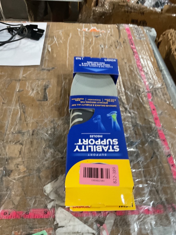 Photo 1 of ?Dr. Scholl's Stability Support Insoles, Flat Feet & Overpronation Low Arch Support, Improves Balance & Stability, Motion Control, Trim Inserts to Fit Shoes, Women's Size 6-10