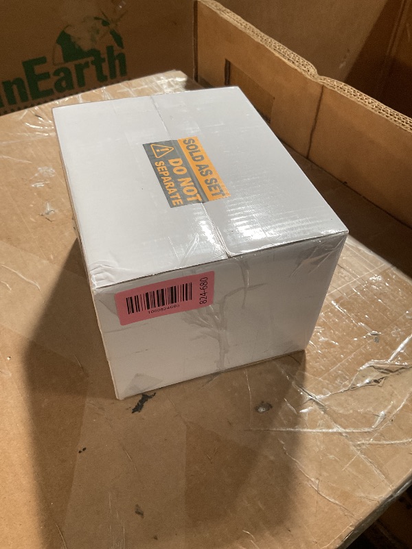 Photo 1 of (50 Pack) BESTTEN USWP6 Matte Snow White Screwless Wall Plate, 1 Gang Switch Plate, Decorator Receptacle Outlet Cover, H4.69” x W2.91”