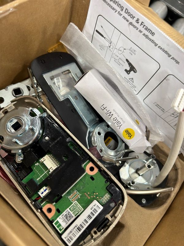 Photo 1 of ***PARTIAL SET - PRICE ADJUSTED***
Yale Assure Lever Entry Door Lock with Wi-Fi Connected Touchscreen, Satin Nickel Smart Keypad Door Lock with Handle and Back-Up Key, YRL226-WF1-619