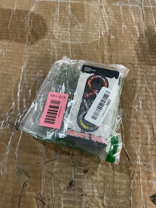 Photo 1 of (6PCS) Magnetic Rings Fidget Toy Set, Idea ADHD Fidget Toys, Adult Fidget Magnets Spinner Rings for Anxiety Relief Therapy, Fidget Pack Great Gift for Adults Teens Kids