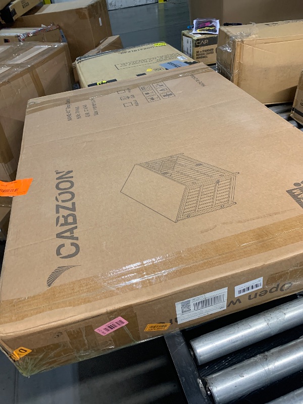 Photo 1 of ***FACTORY SEALED***CABZOON 41'' Dog Crate Furniture Large Breed Dog Crate Dog Kennels for Inside Wooden Dog Crates End Table Heavy Duty Indoor Combination Cage for Medium to Large Dogs Oak