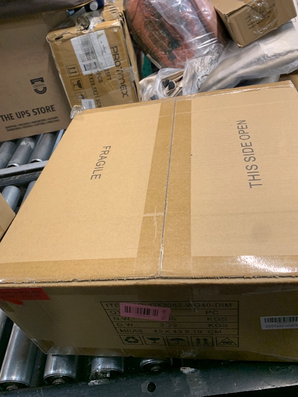 Photo 1 of ***FACTORY SEALED***Dimmable Mid Century Modern Semi Flush Mount Ceiling Light with Acrylic Shade,White Gold LED Ceiling Light,5CCT 2700K-6000K Light Fxiture for Hallway Bedroom Kitchen Laundry Room Living Room 15.7 in