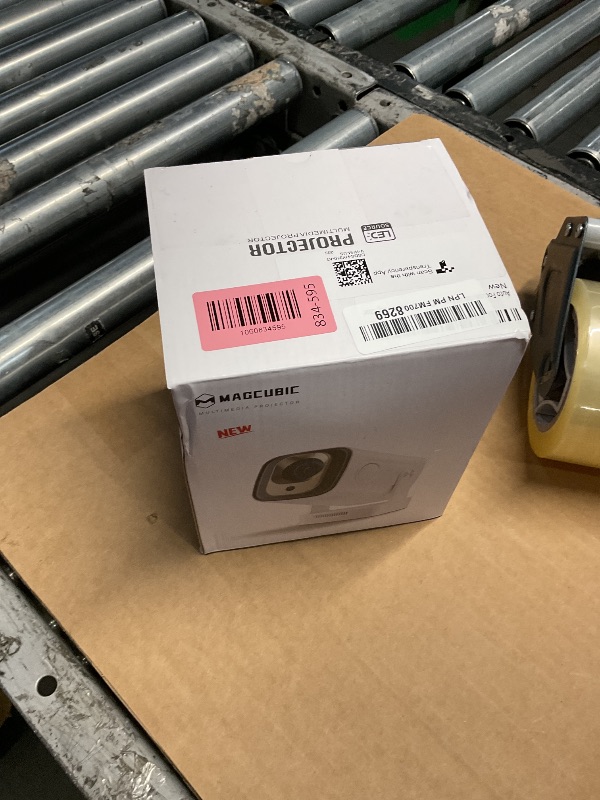 Photo 1 of ?Auto Focus&1080P?Magcubic Mini Smart Projector with 4K Support, Portable Projector with Wifi and Bluetooth, 5W Speaker, Built in Apps, Voice Control, Outdoor Movie Projector