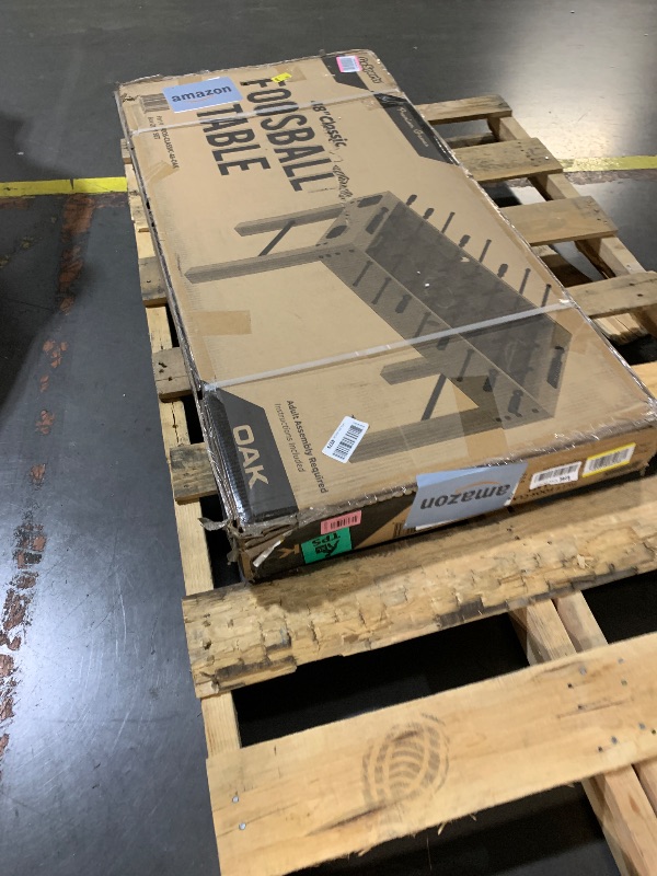 Photo 1 of ***FACTORY SEALED*** GoSports 48 Inch Game Room Size Foosball Table - Includes 4 Balls and 2 Cup Holders – Black, Oak, or White