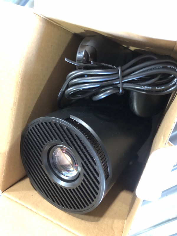 Photo 1 of [Built-in Apps & 2026 Upgraded] Mini Projector Support 4K 1080P Auto Keystone 180° Rotatable with WiFi 6 and Bluetooth 5.4, Projector Portable Compatibile with HDMI/TV Stick/Memory Stick/Laptop-Black