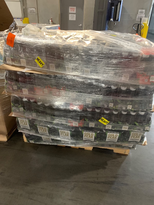 Photo 1 of ***BEST BY 11/25*** ***PICK UP TRUCK / TRAILER PICK UP ONLY*** PALLET OF GOLD PEAK TEA