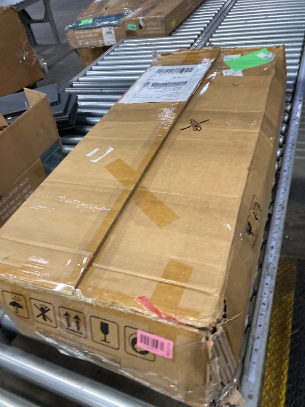 Photo 1 of ** chairs only ** Ktaxon 5 Piece Glass Dining Table Set with 4 Faux Leather Chairs Dining Furniture Black-Chairs