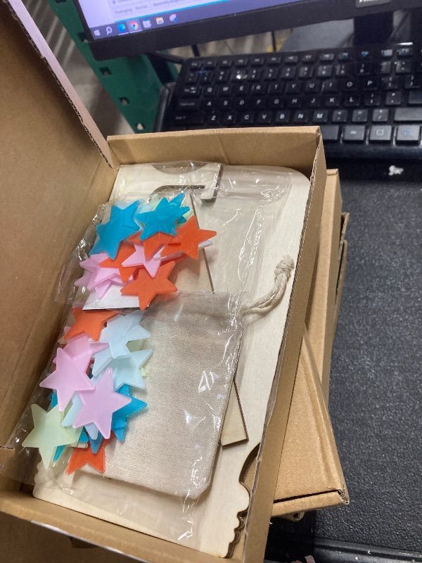 Photo 1 of **PACK OF 2**50Pcs Stars Magnetic Reward Jar Classroom, Star Reward Jar Personalized Reward Jar Reward Jars for Kids Behavior Management Classroom Tools