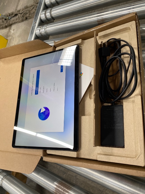 Photo 1 of **Has a problem with the screen**Microsoft Surface Pro 2-in-1 Laptop/Tablet (2024), Windows 11 Copilot+ PC, 13" Touchscreen Display, Snapdragon X Plus (10 Core), 16GB RAM, 512GB Storage, Black