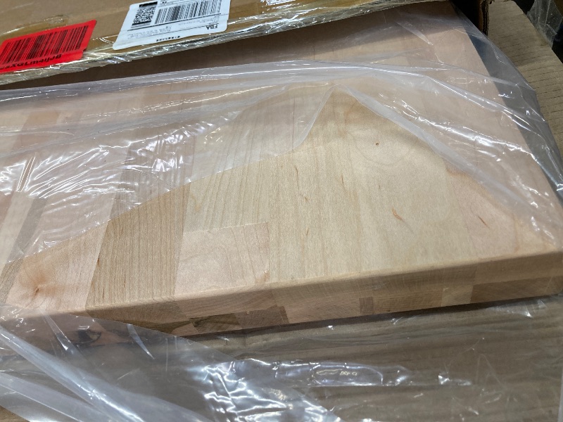 Photo 1 of **Smashed corner** 24x72 Butcher Block Countertop - Maple Solid Wood Workbench for Kitchen, Restaurant, Cabinet, Desk Top, Wood Board, Large Counter Cutting Island Long, Bakery Worktable Dough - Table Top Only