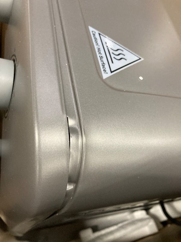 View 5 of **HAS DENT ON TOP**19QT Air Fryer Toaster Oven with Convection 5-in-1 Countertop Cooker Visible Window Oil Free 1500W Black