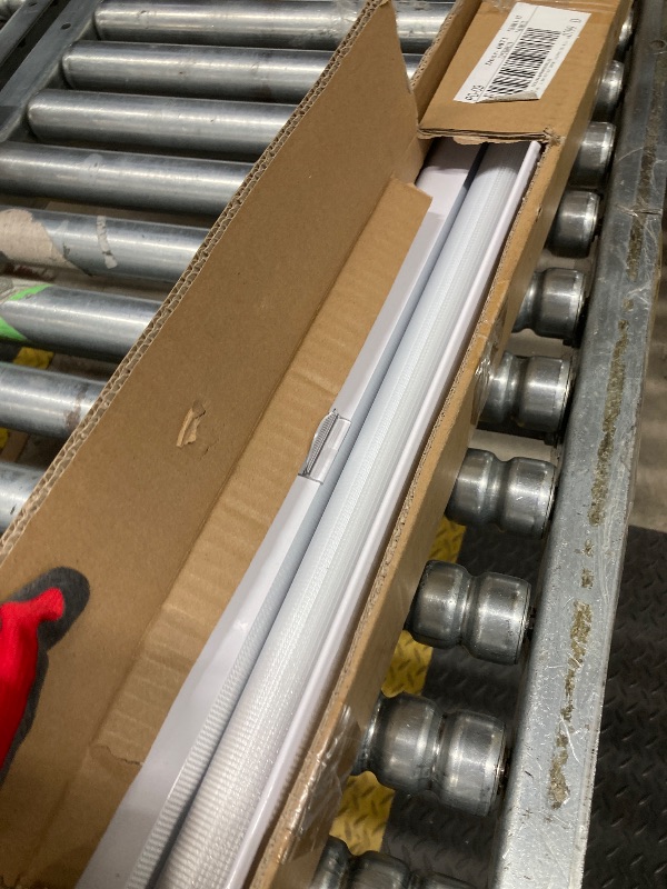 Photo 1 of **MISSING HARDWARE**CHICOLOGY Zebra Blinds, Roller Window Shades, Blinds for Windows, Roller Shades for Windows, Window Shades for Home, Window Shades, Pull Down Shades for Windows, 72" W X 72" H, Basic Arctic