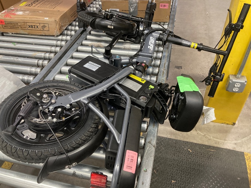 Photo 1 of **NO BOX/NO CHARGER/DAMAGED KEY KNOB**URLIFE 14"Folding Electric Bike for Adults,500W Peak Motor,48V 7.5AH Removable Battery,Mini Ebike for Adults City Commuter,UL2849-Gray