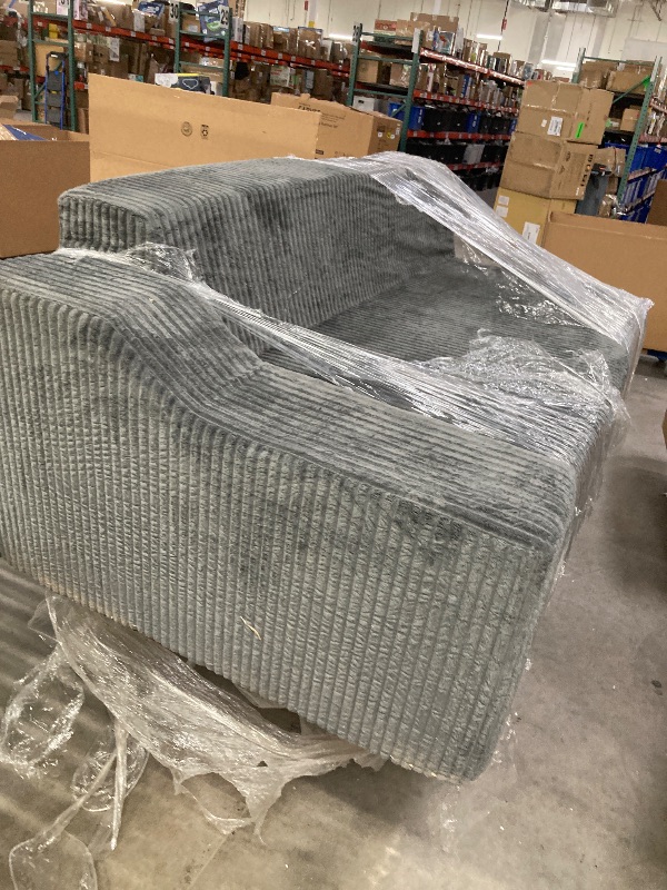 Photo 1 of  Sofa Couches L-Shape Couch 3 Seat Modular Sofa Memory Foam Sectional Couches for Living Room, Cloud Couch