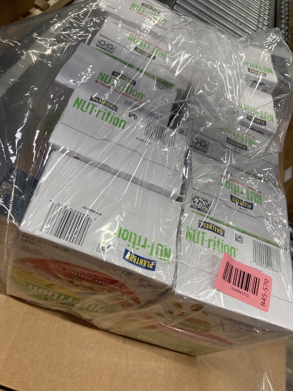 Photo 1 of (10 pack) PLANTERS NUT-RITION Heart Healthy Nut Mix, Shelf Stable, Plant Based Protein, 1 oz Plastic Package (7 Count)