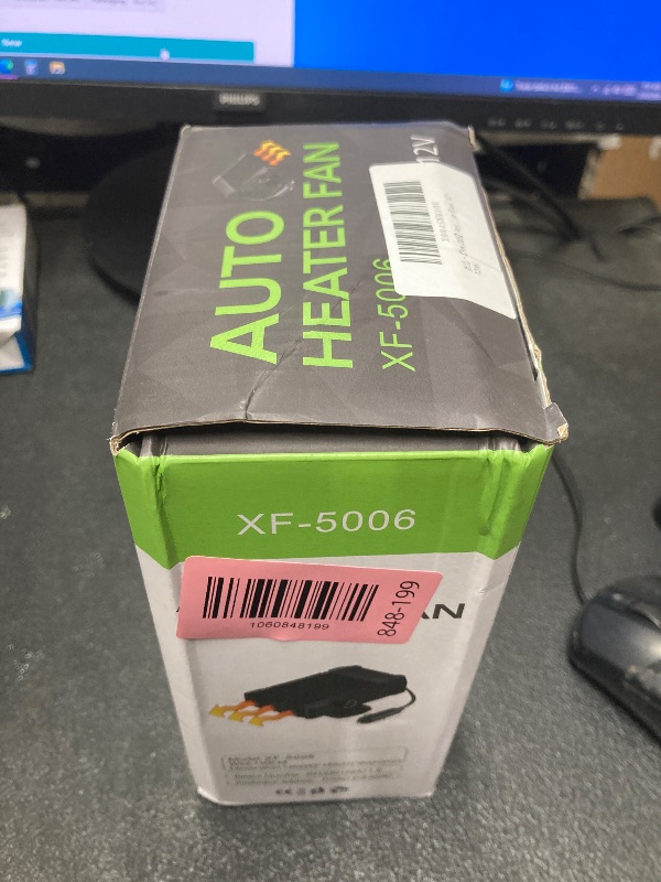 Photo 1 of ?New 2025?Portable Car Heater Fast Demisting Defroster, 12V 150W Automobile Heater Can Heat Rapidly in 60 Seconds with Heating & Cooling & Air Purify, Car Fan Windshield Defroster(Black) (LT-N208)