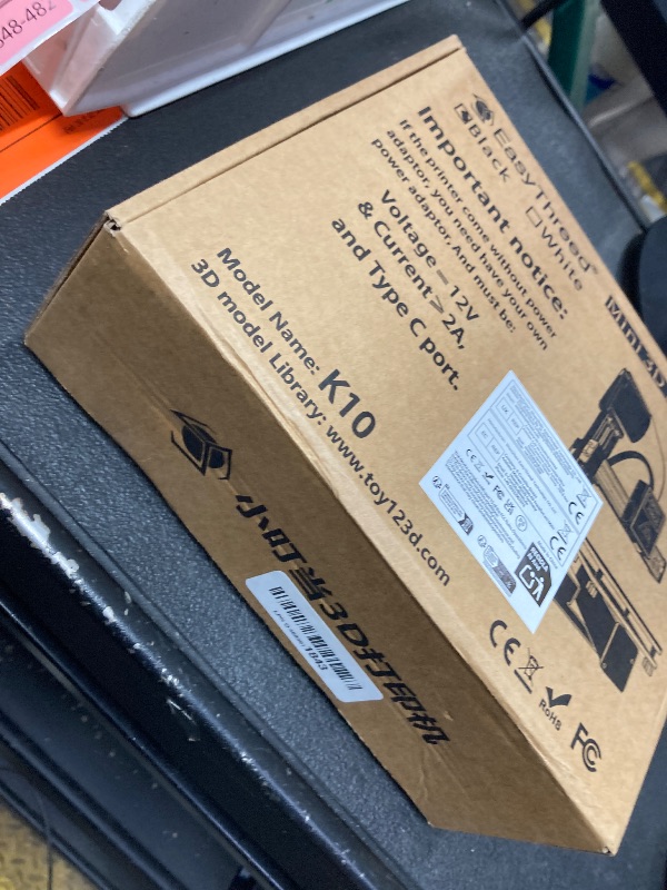 Photo 1 of ***WHAT YOU SEE IS EVERYTHING INCLUDED*NOTHING ELSE***Mini 3D Printer for Beginners , Portable FDM DIY 3D Printing Machine with TF Card Reader, Easy Setup, 0.4mm Nozzle, 1.75mm Filament, 100x100x100mm Print Size***WHAT YOU SEE IS EVERYTHING INCLUDED*NOTHI