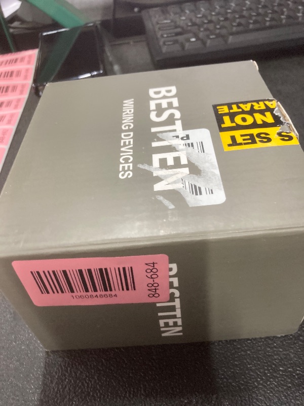 Photo 1 of [3 Pack] BESTTEN Super Slim Digital Dimmer Switch with MCU Smart-chip, Single Pole or 3 Way Dimmable Light Switch, Quiet Rocker, for LED, CFL, Incandescent, Halogen, ETL Listed, White