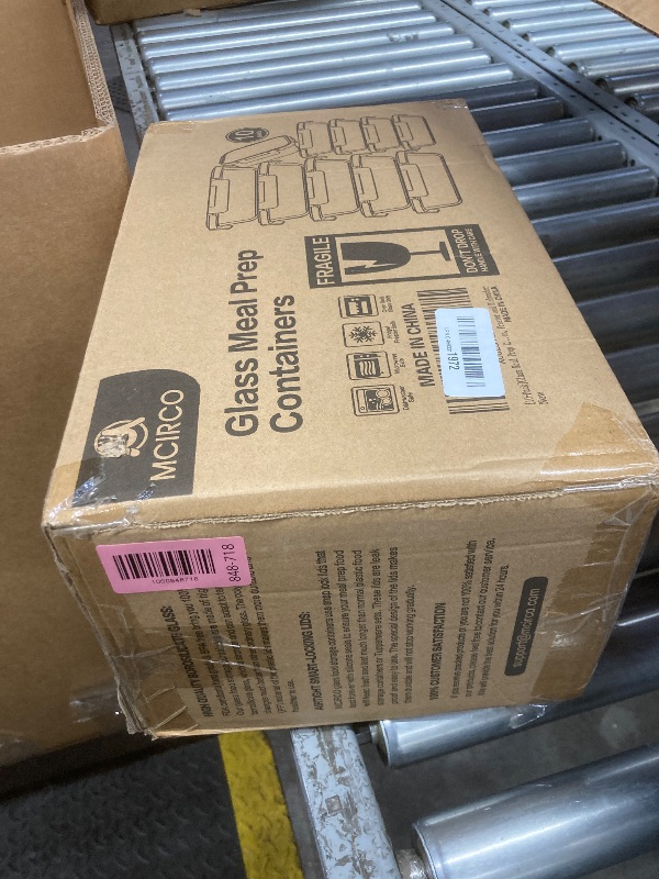 Photo 1 of [10-Pack] Glass Meal Prep Containers with Lids, MCIRCO Food Storage Containers with Snap Locking Lids, Airtight Lunch Containers, Microwave, Oven, Freezer and Dishwasher