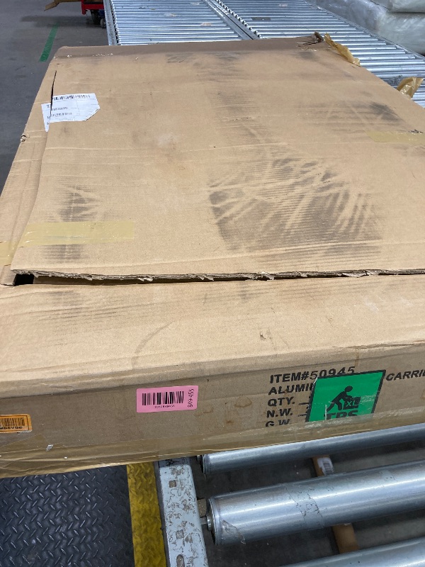 View 2 of ***MISSING PARTS***MaxxHaul 50945 Aluminum Hitch Mount Wheelchair/Mobility Carrier – 50" x 29.5" Cargo Basket with 47" Ramp – 500 lb Capacity – Fits RVs, Trucks, SUVs, Vans, Cars – Includes Hitch Tightener***MISSING PARTS***