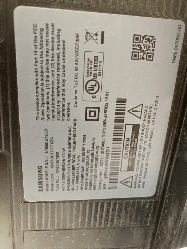 Photo 1 of ***Selling for parts only***Samsung 55-Inch Class The Frame LS03F 4K QLED Smart TV