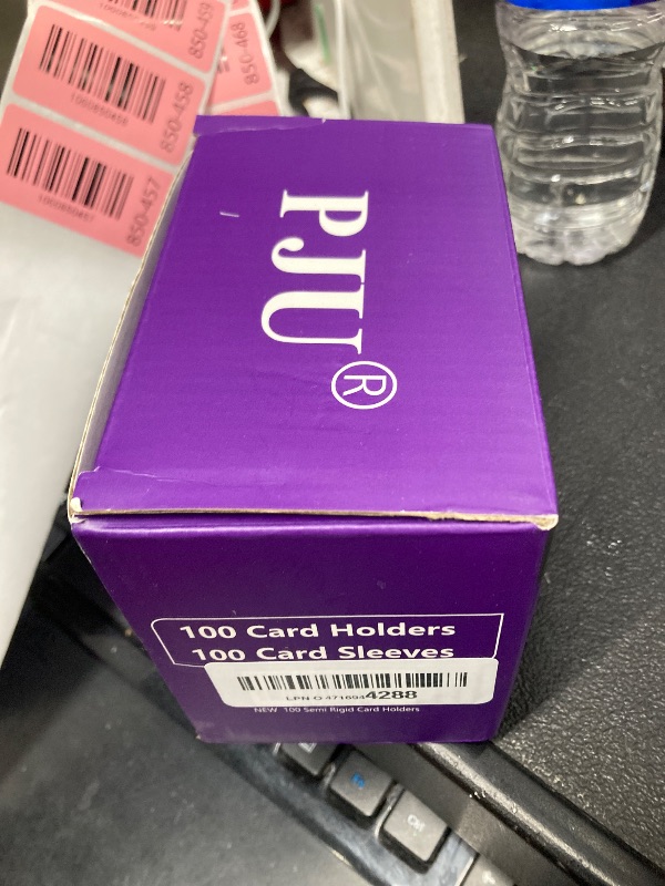 Photo 1 of 100ct Semi Rigid Card Holders & 100ct Card Sleeves for PSA, SGC, BGS, CSG Graded Card Submissions, Semi Rigid Baseball Cards Sleeves Protectors, PSA Graded Trading Cards Sleeve