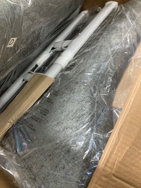 Photo 1 of 0" Single Modular Cloud Sofa Accent Chair, Deep Seat Tufted Chenille Armchair, Sectional Sofa for Living Room, Dark Grey