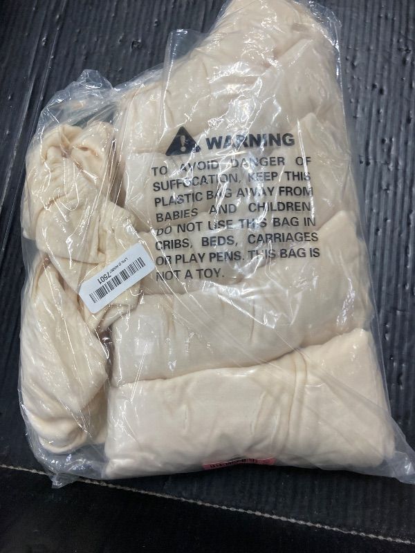 Photo 1 of ***COUNT VERIFIED***Smiry Velvet Stretch Dining Room Chair Covers Set of 6, Soft Removable Washable Chair Slipcovers Kitchen Parsons Chair Protector, Cream***COUNT VERIFIED***