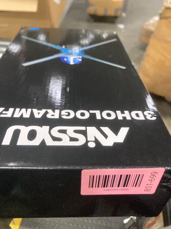 Photo 1 of *NOT LIGHTING UP*

3DHologramFan,18.1" HologramFan with Remote/Bluetooth/WIFI/700 Video Library,Missyou Holographic Fan with HD LED 2000 * 1444PX Resolution Picture Fan Spinner Small for Shop/Bar/Christmas/Halloween