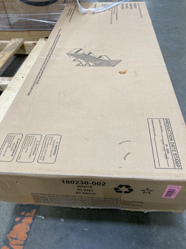 Photo 1 of ***THIS IS ONLY A PART OF THE ITEM*THERE ARE BOXES MISSING***Max & Lily Low Loft Bed, Twin Bed Frame For Kids With Stairs, White***THIS IS ONLY A PART OF THE ITEM*THERE ARE BOXES MISSING***