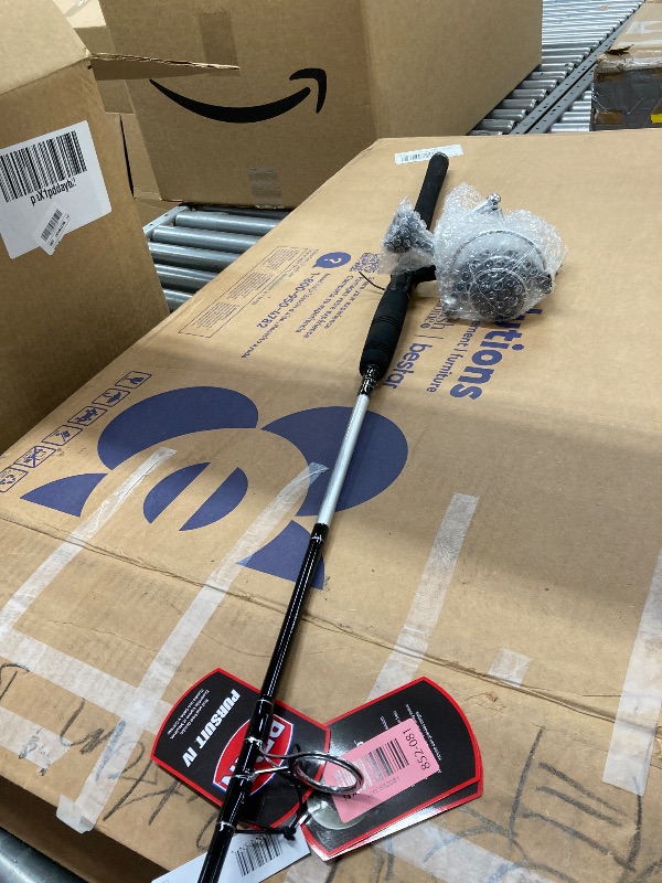 Photo 1 of *** is broken **PENN 7’ Pursuit IV 2-Piece Fishing Rod and Reel (Size 4000) Inshore/Nearshore Spinning Combos, 7’, 1 Graphite Composite Fishing Rod with 5 Reel, Durable and Lightweight, Black/Silver