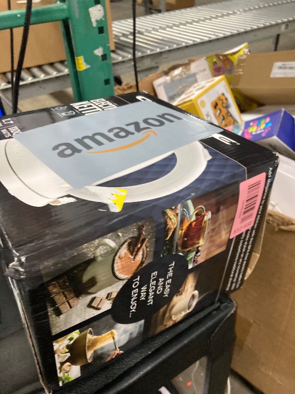 Photo 1 of ***NO CHARGER***OVENTE Electric Kettle, 1.7L Fast Boiling Water Heater for Coffee or Tea, BPA Free with Water Level Gauge, Auto Shut-Off, Boil-Dry Protection, Indicator Light and Removable Filter, White KP72W***NO CHARGER***
