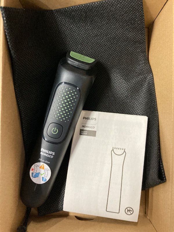 Photo 1 of ***MISSING ATTACMENTS***Philips Norelco All-in-One 3000 Series 13 in 1 Trimmer, Beard Styler & Men's Hair Clipper, 9 Length Settings & Self-Sharpening Skin-Friendly Blades, MG3919/50