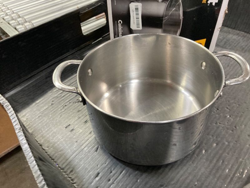Photo 1 of ***NO LID***Cuisinart 744-24 Chef's Classic Stainless Stockpot with Cover, 6-Quart,Silver1060853004